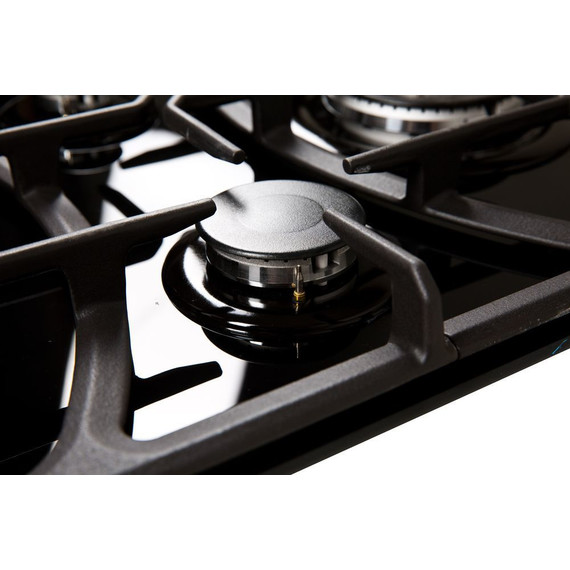 Газовая варочная поверхность Oasis P-GBTT (чёрное стекло) - фото 4