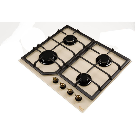 Газовая варочная поверхность Oasis P-GR (бежевое стекло) - фото 3