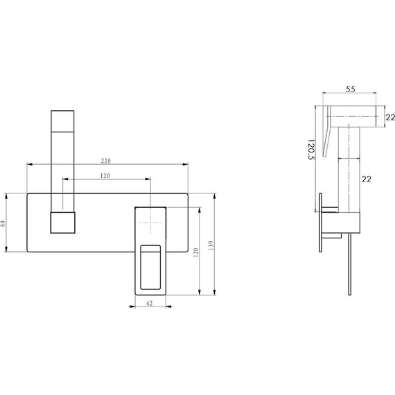 Набор для гигиенического душа Boheme Q 147-CRG.2, gold chrome, Цвет производителя: хром, золото - фото 2
