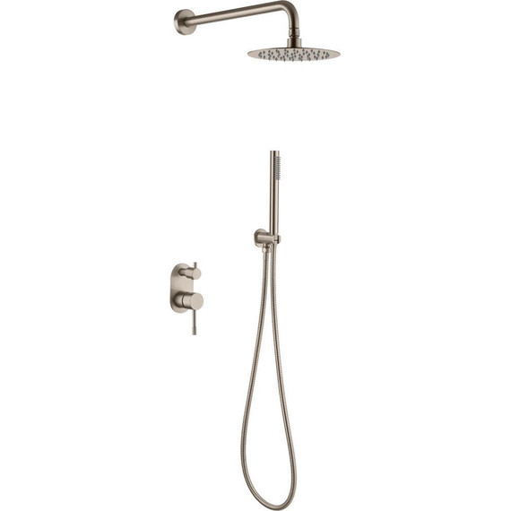 Душевая система для душа Boheme Uno 464-NB, nickel brush, Цвет производителя: nickel brush - фото 