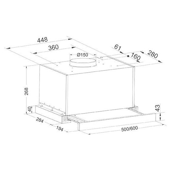 Вытяжка Oasis VT-60S (F) - фото 2