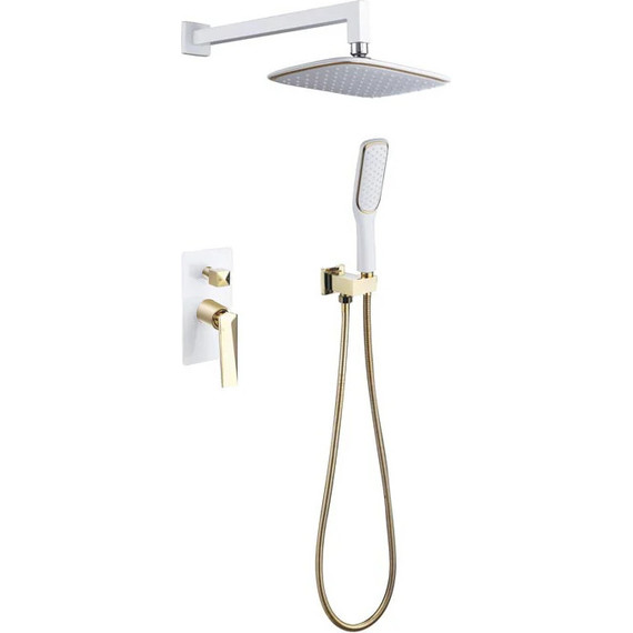 Душевая система для душа Boheme Venturo 384-W, white gold - фото 