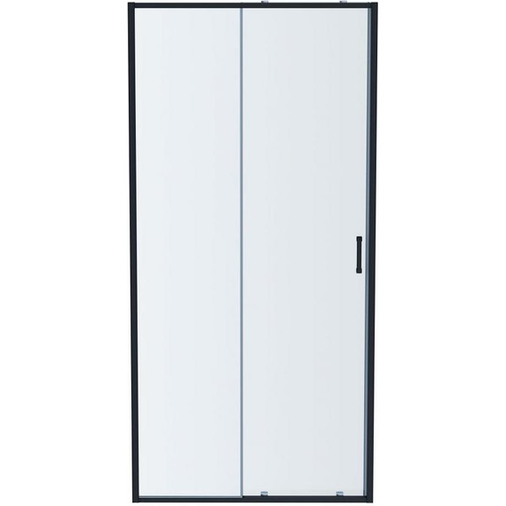 Душевая дверь Aquatek 120 см AQ ARI RA 12020BL, чёрный/прозрачное - фото 