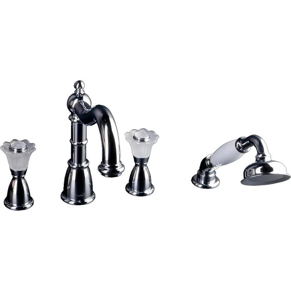 Смеситель для ванны Boheme Camelia 396, chrome - фото 