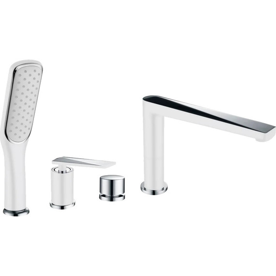 Смеситель для ванны Boheme Venturo 370-W, white chrome, Цвет производителя: white chrome - фото 