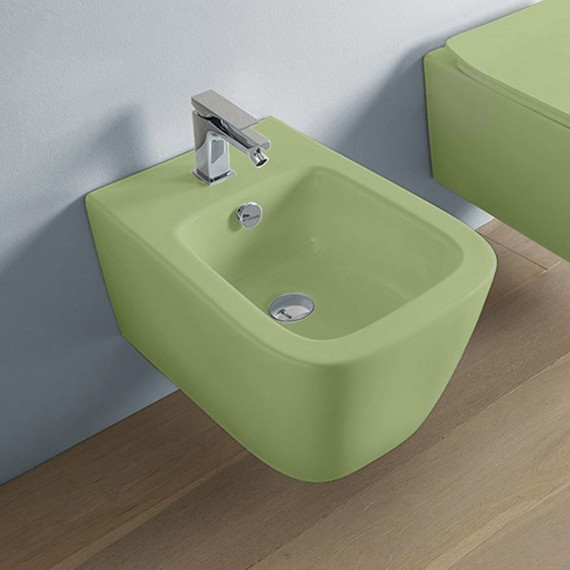 Биде подвесное ArtCeram A16 ASB001 44 00, salvia - фото 2