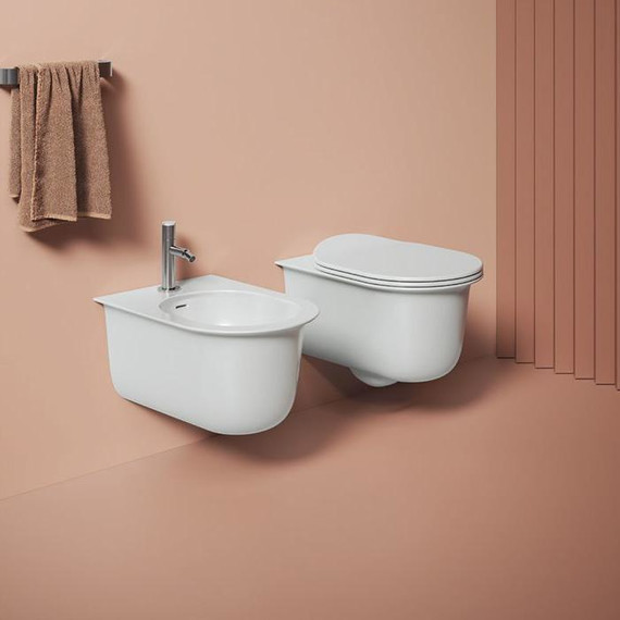 Унитаз подвесной безободковый ArtCeram Chic CHV001 05 00, белый матовый - фото 3