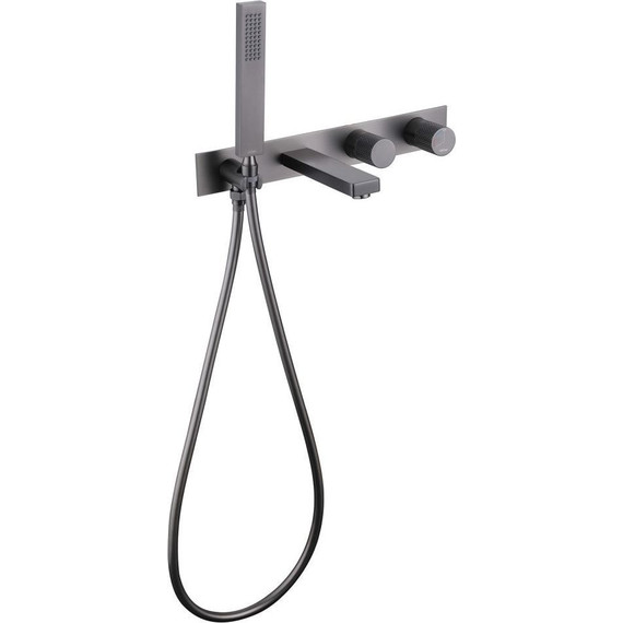 Смеситель для ванны Abber Rund AF8730NG, никель, Цвет производителя: никель - фото 2