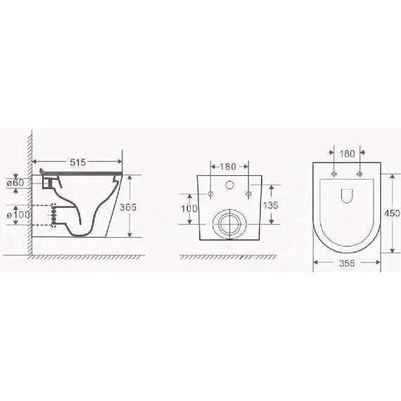 Инсталляция с подвесным унитазом Azario Teramo AZ-8010-1000+AZ-8200-0013+AZ-0053 - фото 8