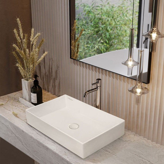 Раковина-чаша Sanita Luxe Novel Slim 60 WB.CT/Novel/60-N.Slim/WHT.G/S1 - фото 5