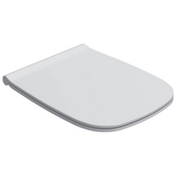 Сиденье с крышкой для унитаза Globo Genesis микролифт GN022BI bi/cr - фото 