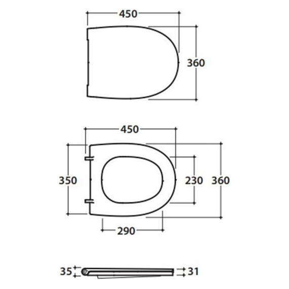 Сиденье с крышкой для унитаза Globo 4all микролифт MDR20.SK, smoke - фото 2