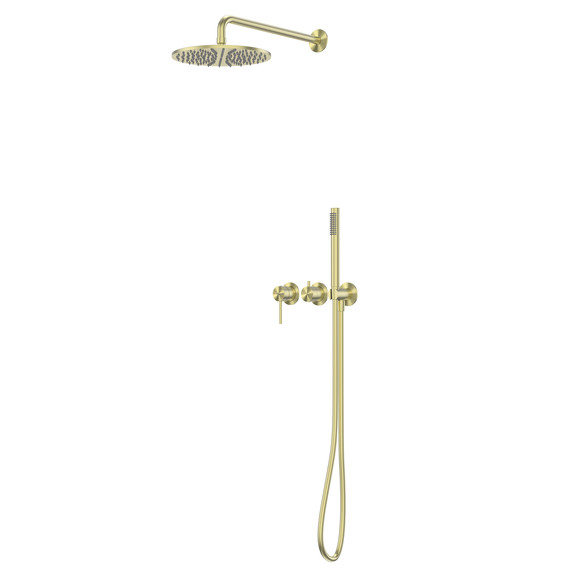 Душевая система для ванны с термостатом Abber Rund AF8750NG, никель - фото 