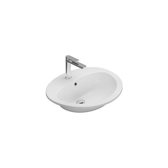 Раковина врезная на столешницу Globo Lavabi d'arredamento 56 см VA017.BI - фото 