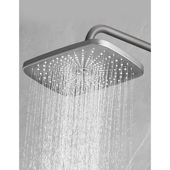 Душевая стойка с гигиеническим душем Dikalan AL-99098, серый матовый - фото 5