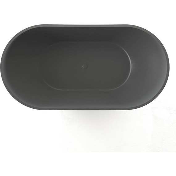 Ванна отдельностоящая Azario Jenner 163x85 см JEN16385SB, черный матовый - фото 2