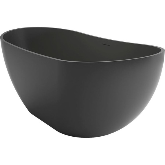 Ванна отдельностоящая Azario Jenner 163x85 см JEN16385SB, черный матовый - фото 