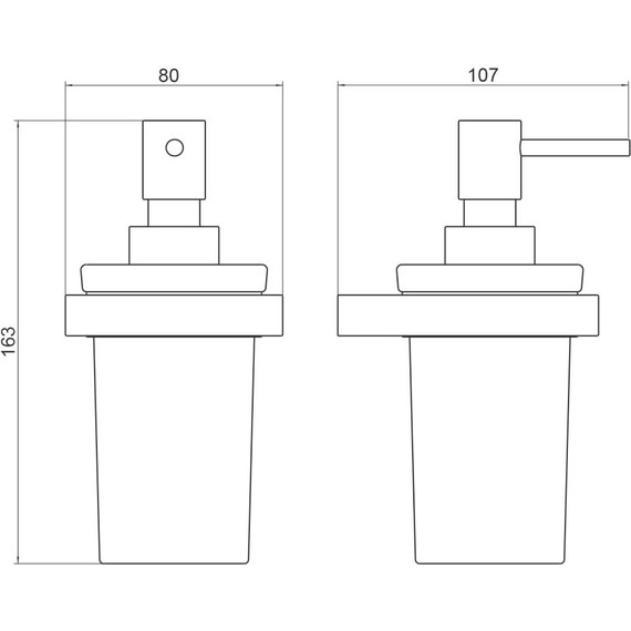 Дозатор для жидкого мыла Timo Petruma 15239/03, черный - фото 4