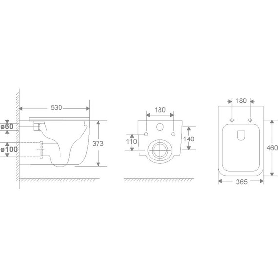 Унитаз подвесной безободковый Azario Flavia AZ-0076-UQ1 с крышкой микролифт (Система смыва торнадо) - фото 11