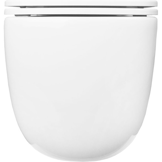 Унитаз подвесной безободковый Azario Flavia AZ-0076-UQ1 с крышкой микролифт (Система смыва торнадо) - фото 6