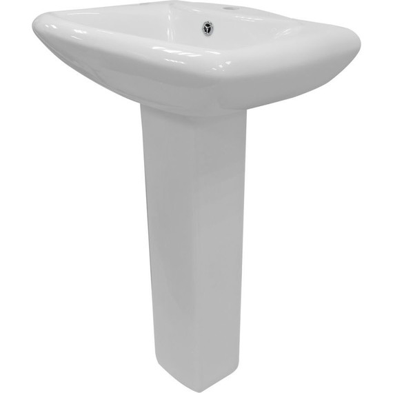 Раковина с пьедесталом Azario Elana 48 см AZ-334P - фото 2