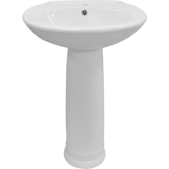 Раковина с пьедесталом Azario Benty 57 см AZ-337P - фото 3