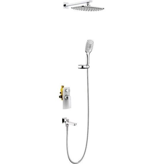 Душевая система для ванны Timo Helmi SX-4099/00-16SM, хром/белый - фото 