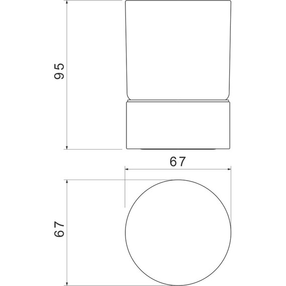Стакан для зубных щеток Timo Saona 13231/00 - фото 2