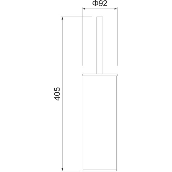 Ёршик для унитаза Timo Saona 13161/00 - фото 2