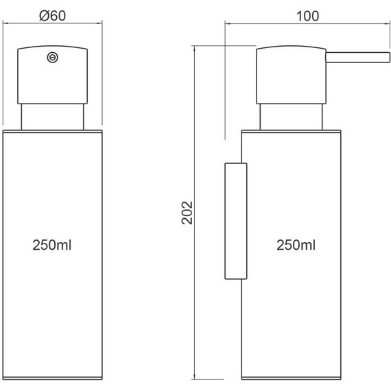 Дозатор для жидкого мыла Timo Saona 13339/00 - фото 2