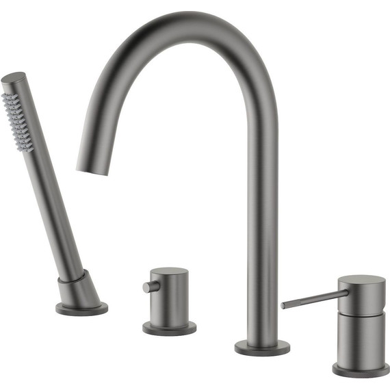 Смеситель для ванны Timo Saona 2320/18Y, черное золото - фото 