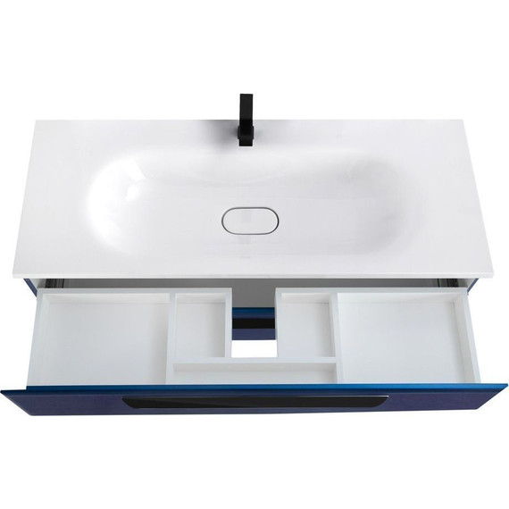 Тумба подвесная с раковиной Cezares ECO-1200-2C-SO-SPF-P 120 см, Sapfiro - фото 3