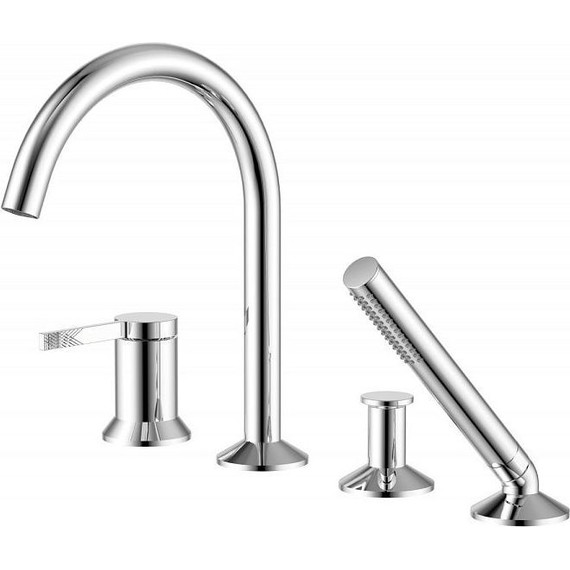 Смеситель для ванны Azario Flame AZ-VPC258320C, Цвет производителя: хром - фото 