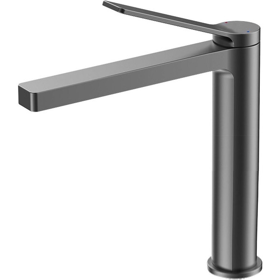 Смеситель для раковины Azario Vise AZ-VQQ168330AJ, графит, Цвет производителя: оружейная сталь - фото 