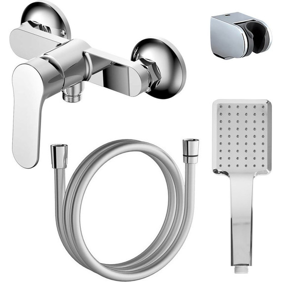 Смеситель для душа Azario Elvis AZ-WWK338155C, Цвет производителя: хром - фото 