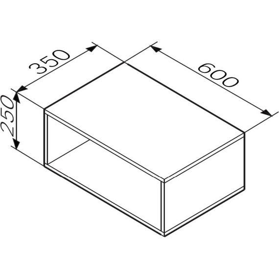 Пенал подвесной Am.Pm Func 60 см M8FCH06029OF+M8FCH0602OF+M8FOH0601OF, дуб крафт - фото 15