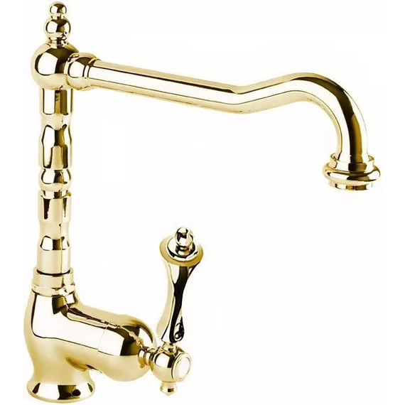 Смеситель для кухни Cezares MARGOT-LLM2-03/24-M, золото 24 карат, Цвет производителя: золото - фото 