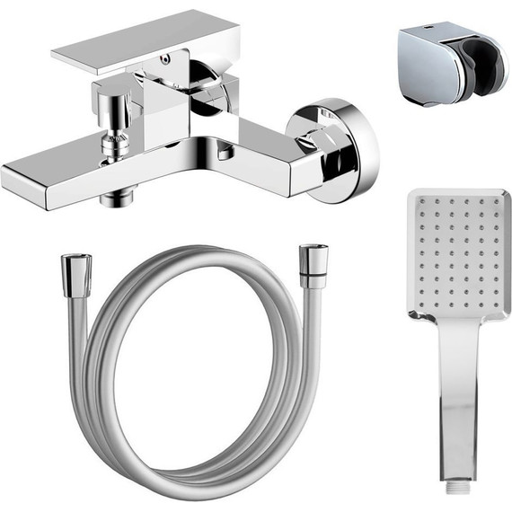 Смеситель для ванны Azario Eddie AZ-WQY238207C, Цвет производителя: хром - фото 