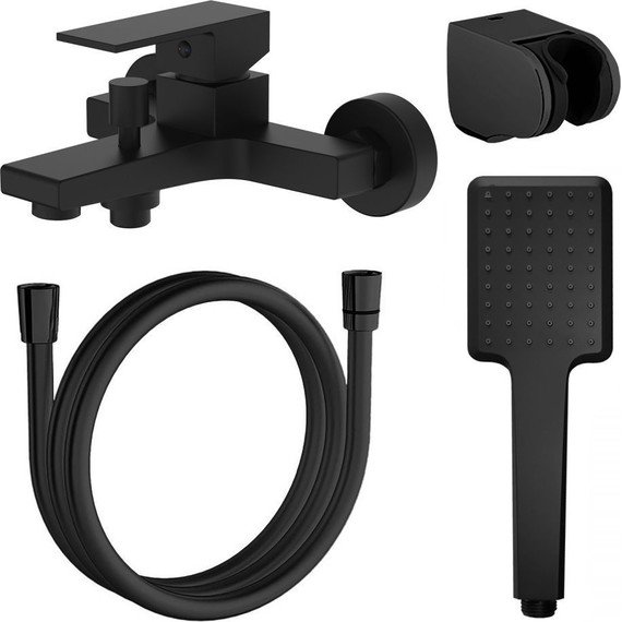 Смеситель для ванны Azario Eddie AZ-WQY238207PA, черный, Цвет производителя: чёрный - фото 