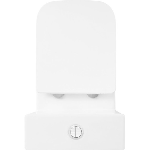 Унитаз-компакт безободковый Тритон Corso CO-3006 с тонкой крышкой микролифт - фото 5