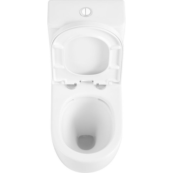 Унитаз-компакт безободковый Тритон Corso CO-3806 с крышкой микролифт - фото 6