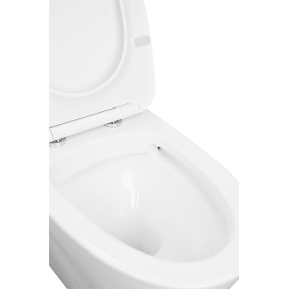 Унитаз-моноблок безободковый Creo Ceramique One ON0101 с крышкой микролифт - фото 2