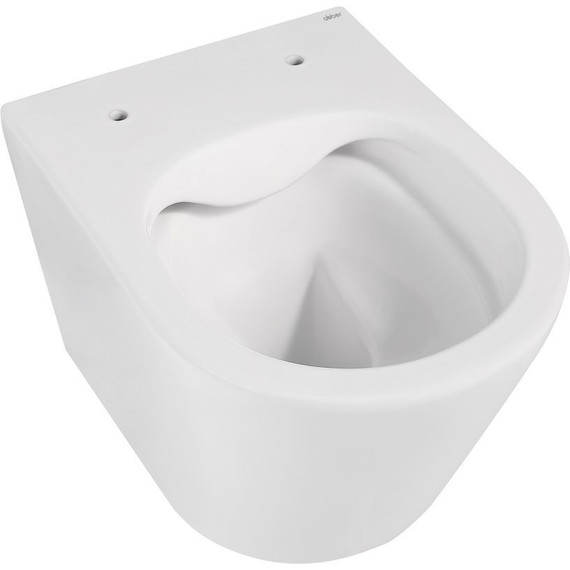 Унитаз подвесной безободковый Abber Bequem AC1102MW с крышкой микролифт, белый матовый, Цвет производителя: белый матовый - фото 6