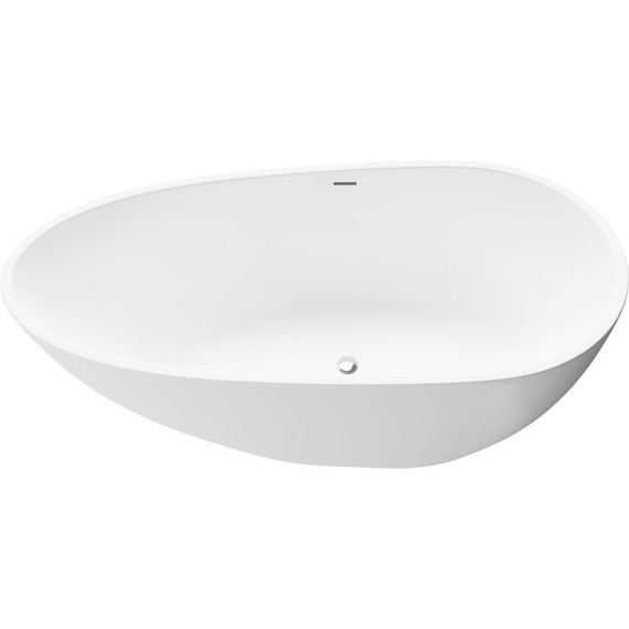 Ванна отдельностоящая Grossman Fly 170x80 см GR-1102M, белый матовый, Размер - мм: 1700х800 - фото 