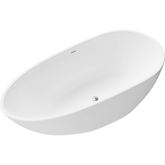 Ванна отдельностоящая Grossman Fly 160x80 см GR-1103M, белый матовый, Размер - мм: 1600х800 - фото 3