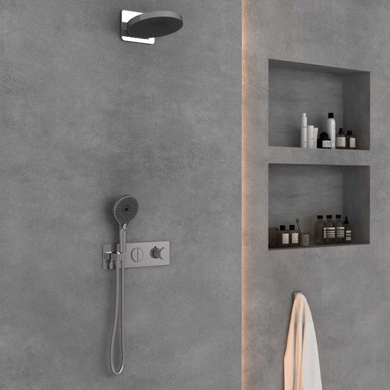 Душевая система для душа с термостатом Vincea Inspire VSFW-422TI1CH - фото 2