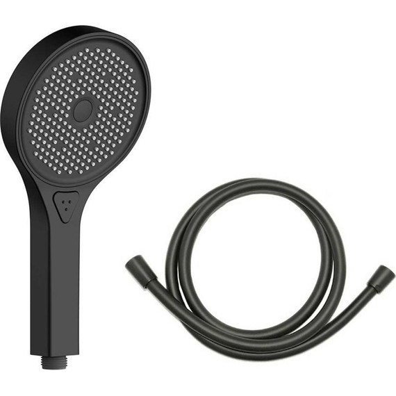 Душевая система для душа с термостатом Vincea VSFW-422T2MB, черный - фото 6