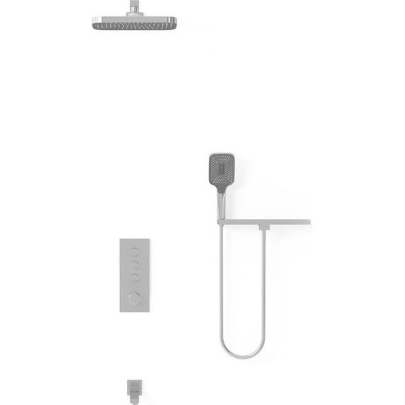 Душевая система для ванны с термостатом Vincea VSFW-431T1RCH - фото 2