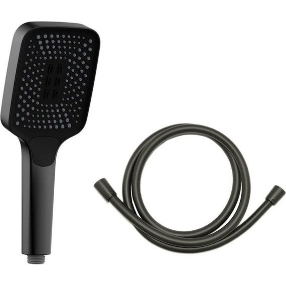 Душевая система для ванны с термостатом Vincea VSFW-432T1MB, черный - фото 7