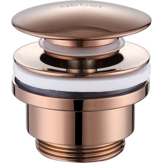 Донный клапан Abber AF0011RG, розовое золото - фото 